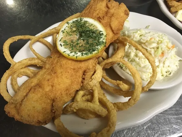 Fried fish and chips